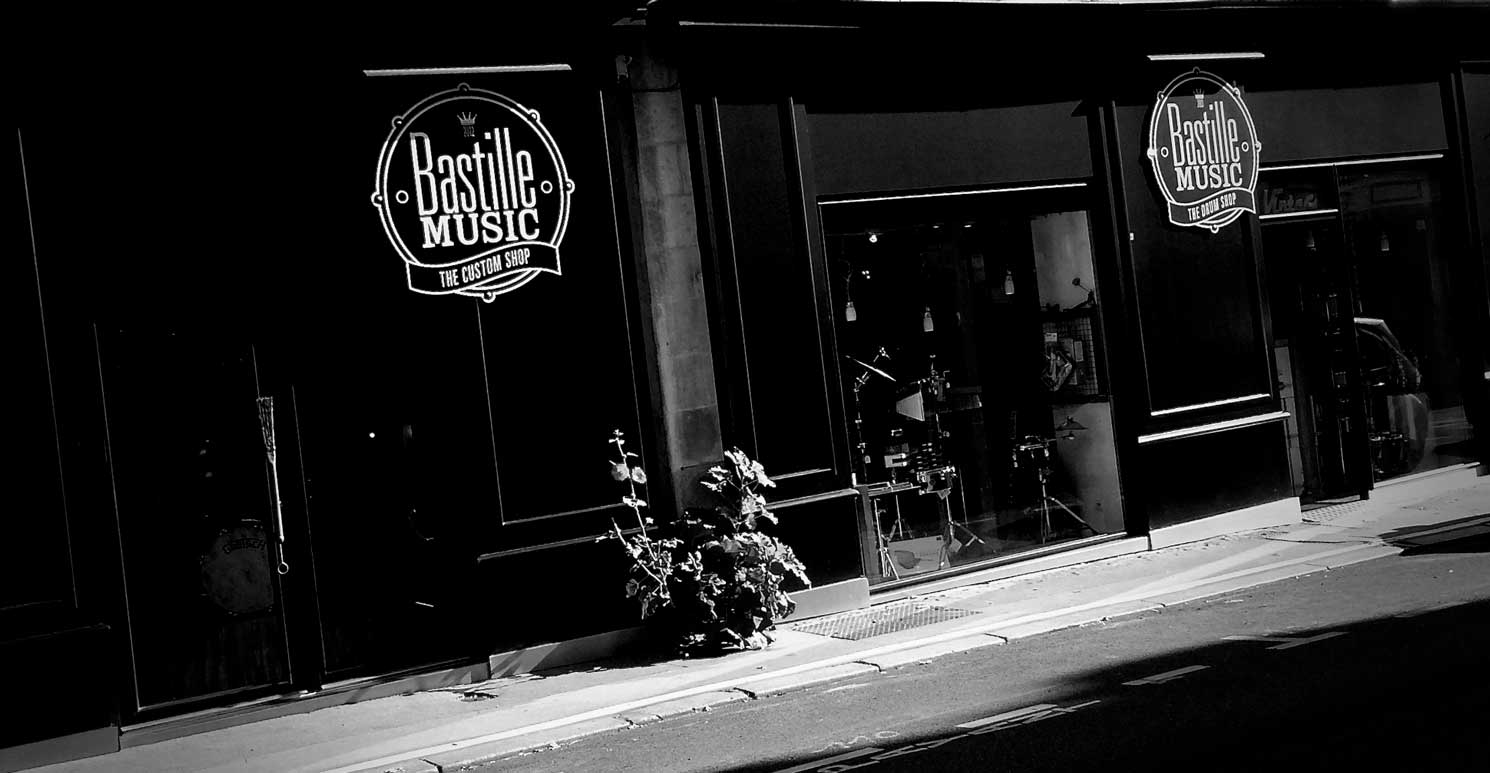 Facade magasin bastille music